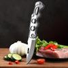 Kitchen Meat Slicing Knife Folding Pocket Knife DIY Fruit Knife Stainless Steel Portable BBQ Knife Multi Purpose Utility Knife