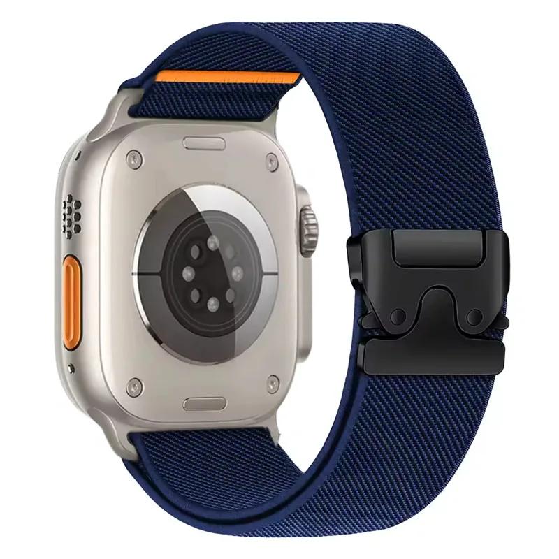 Nylon Strap for Apple Watch Band Ultra 3 2 49mm 46mm 42mm 45mm 41 44mm 40mm Parachute Bracelet iWatch Series 11 10 9 8 7 6 5 SE3