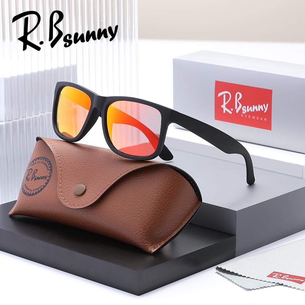 R.Bsunny Luxury Original Polarized Sunglasses Men Women UV400 Anti-Glare Driving Glasses Sports Trendy Classical Eyewear