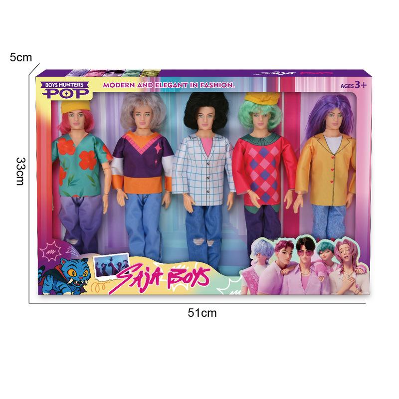 Cazadora de Demonios Muñeca Leyenda Banda de Chicos Demonio Juguete Figura de Vinilo 11.5 Pulgadas Grado de Coleccionista Regalo