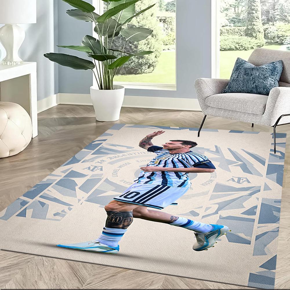 Messi 37 Carpet Perfect for Outdoor Balcony Playrooms Kitchen Antislip Carpet Anime Office Decor Perfect Gift for Valentine's Wedding Birthday