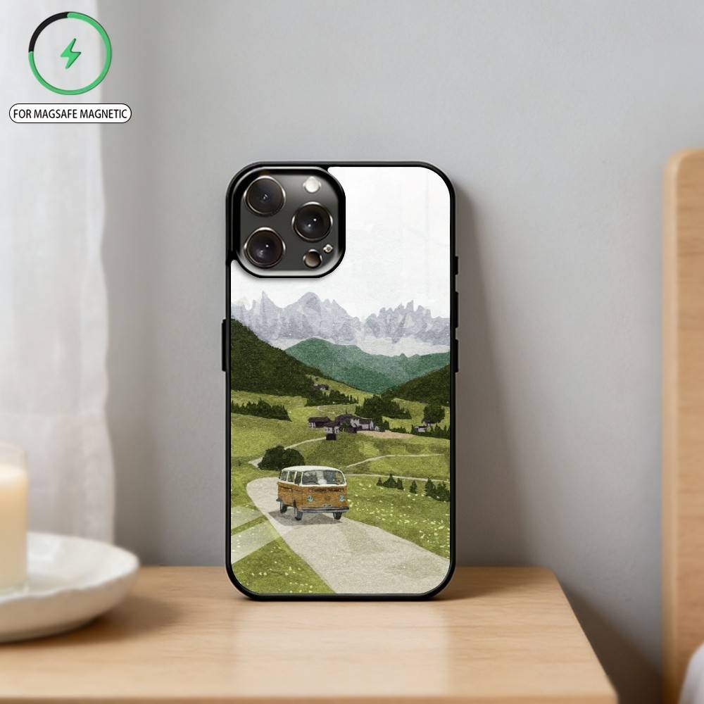C-Cars and Distances   Phone Case For iPhone17,16,15,14,13,12,11 Plus,Pro Max Magnetic For Magsafe Wireless Charging