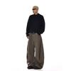 American Retro Silhouette Scimitar Jeans for Men and Women, Cool and High-End, Deconstructed Loose Wide-Leg Casual Pants for Couples