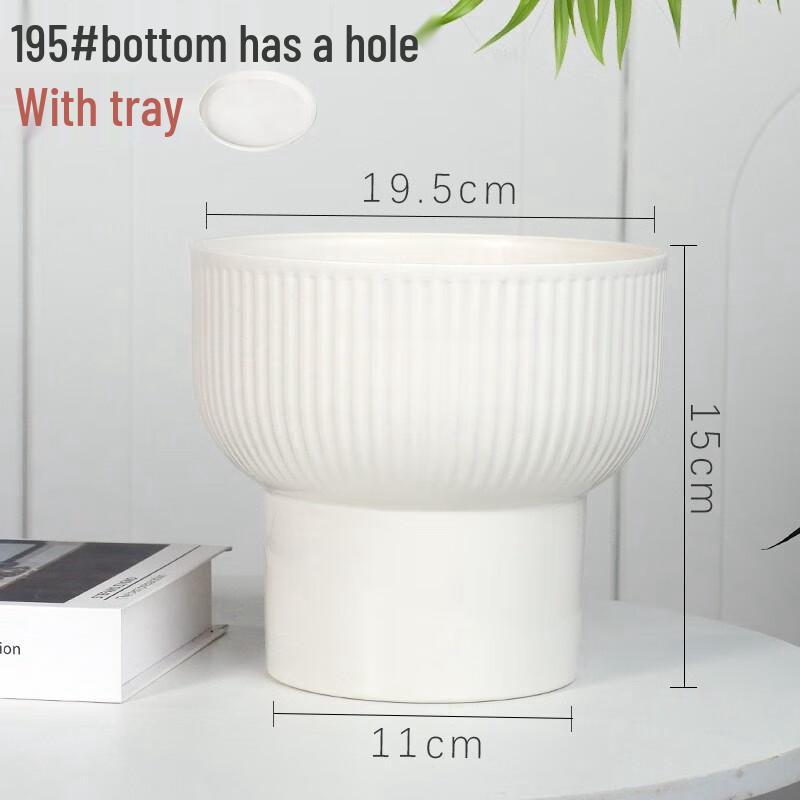 KEYSHEEL High-Legged Plastic Orchid & Plant Pot