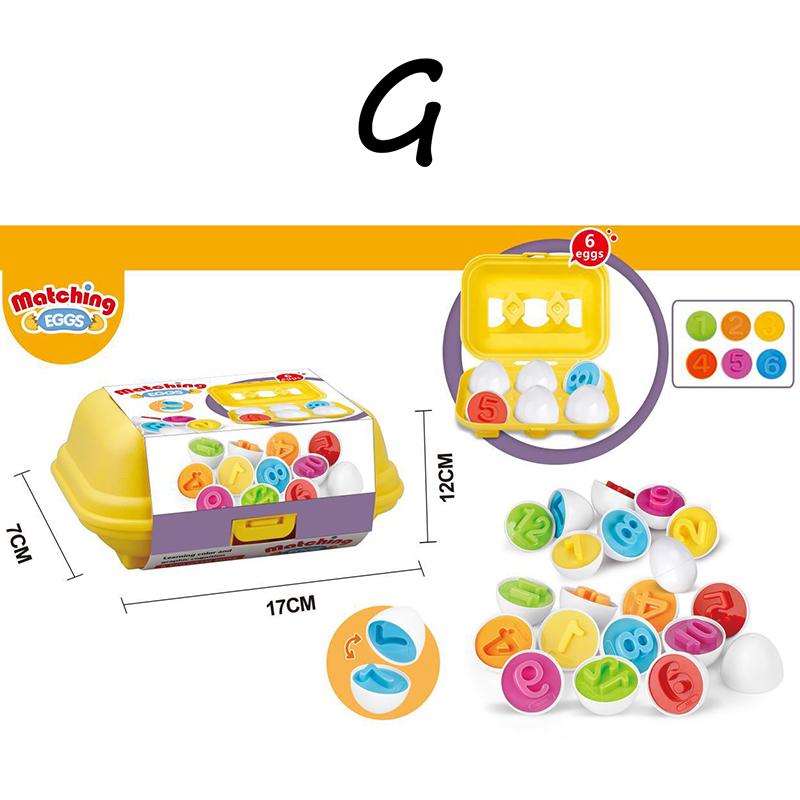 Dětské Montessori senzorické hračky, tvary, barvy, dopravní vejce, párovací hry, vzdělávací hračky pro děti, předškolní učební pomůcky