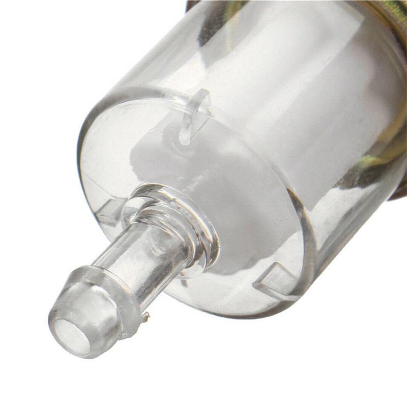10Pcs Gas Fuel Filters for Motorcycle Moped Scooter Dirt Bike ATV Go Kart Universal RV's Inline Gas Fuel Line Oil Filters