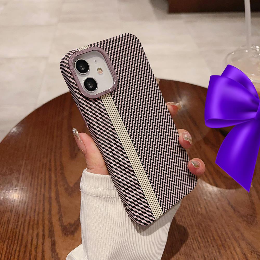 Carbon Fiber Phone Case for iPhone 11 12 13 14 15 16 17 Pro/ Pro Max Phone Back Cover Carbon Fiber Texture