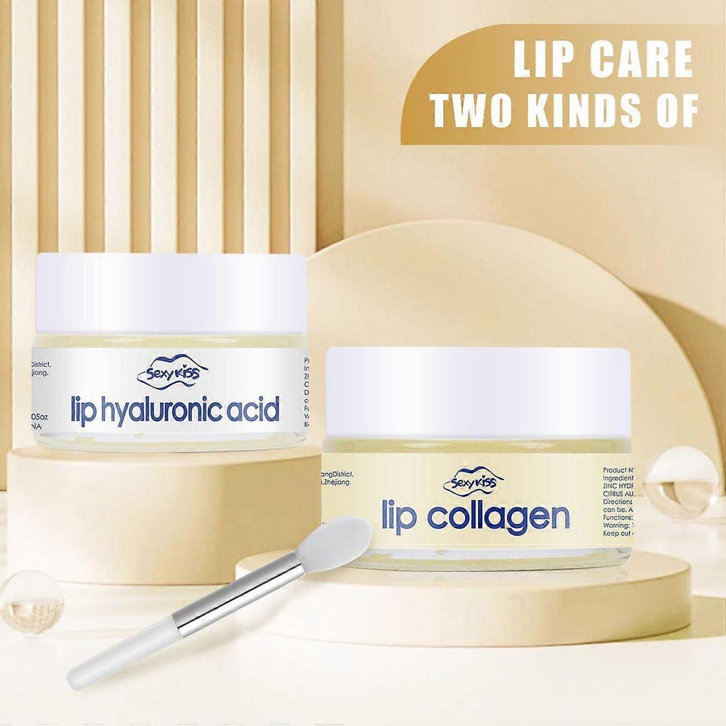 Hyaluronsäure Lippen-Schlafmaske, Hyaluronsäure Lippenmaske über Nacht, Lippen-Aufpolsterer, Lippenbalsam zur Reparatur von Lippenfalten und zum Aufpolstern, Natürliche Feuchtigkeitsversorgung für