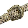 Women's Hip Hop Punk Rhinestone Cross Belt - Trendy Wide Waistband with Glittering Diamonds