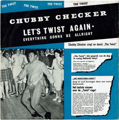 7-inch Plaat CHUBBY CHECKER Lets Twist Again SCMH5094 COLUMBIA 1961 Nederland Rock Gebruikt