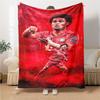 Soccer Celebration Moment Blankets Flannel Printed Breathable Warm Throw Blanket for Home Office Bedspreads 0708a70
