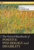 The The Oxford Handbook of Positive Psychology and Disability Book
