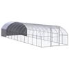 VidaXL Outdoor Chicken Coop 3 X 12 X 2 M Galvanized Steel, 91.2kg