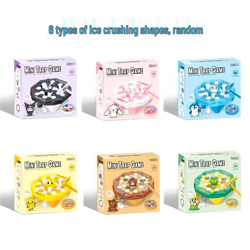 Two-Player Ice Cube Smash: Save the Penguin Parent-Child Game