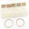 DIY Pearl Spacer Beads Set Personalized Beaded Bracelets Making Accessories for Children Girls