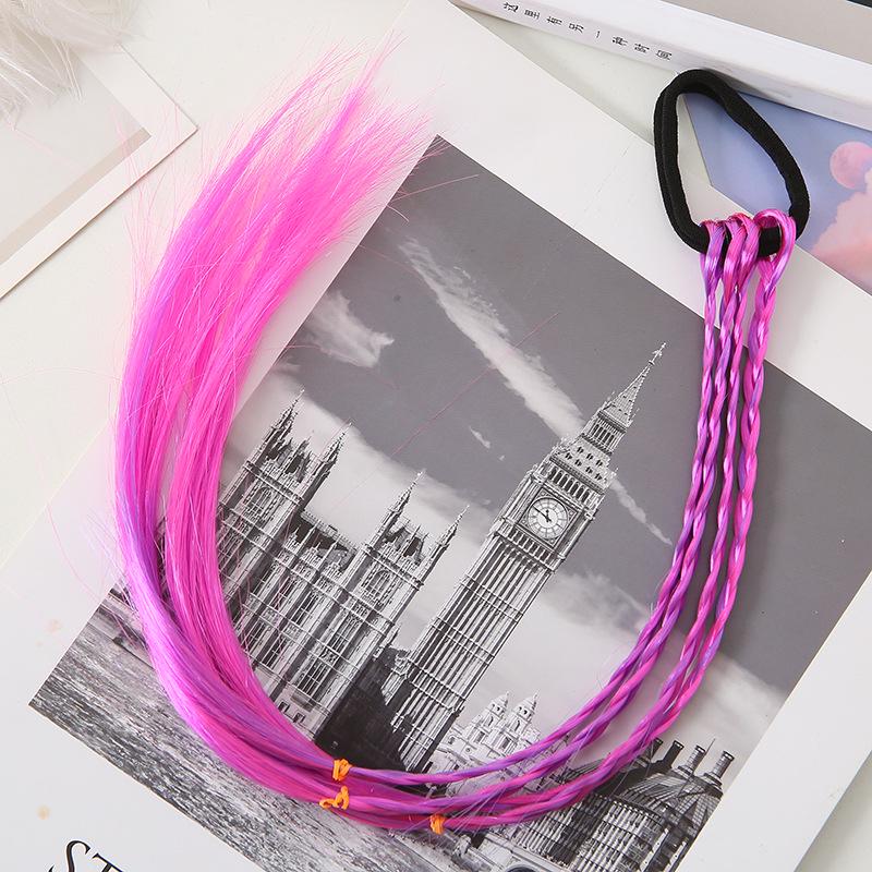 

Эксклюзивные детские разноцветные плетеные резинки для волос в виде хвостиков