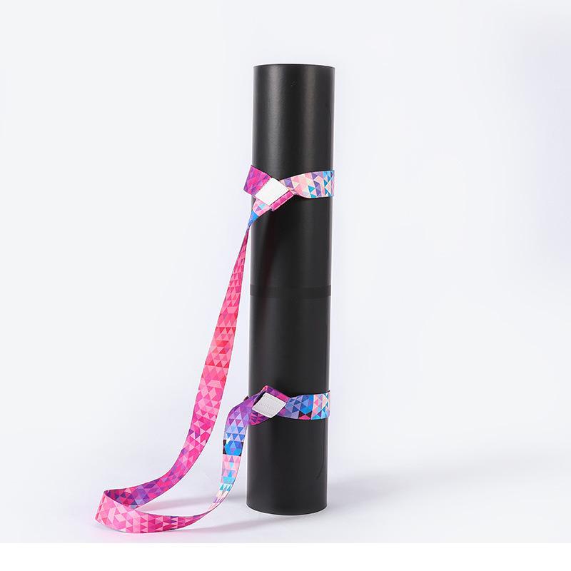 Multifunctional Printed Yoga Mat & Stretching Strap