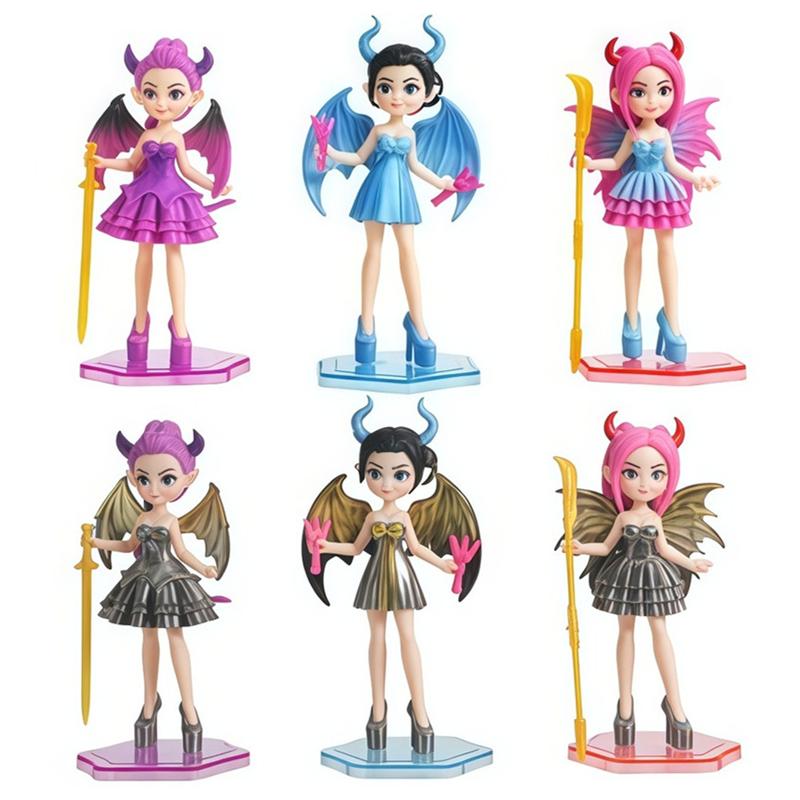 Anime Kpop Cazador de Demonios Caja Ciega Desmontaje Diversión Bolsa Ciega Estatua Pequeña Modelo Periférico Escritorio Decoración Caja Ciega Regalo