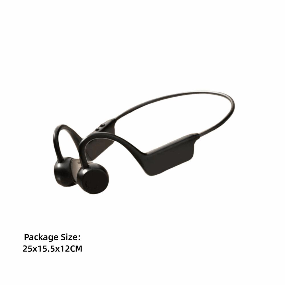 IPX8 Waterproof Bone Conduction Headphones With Microphone Sports Headset Outdoor Activities