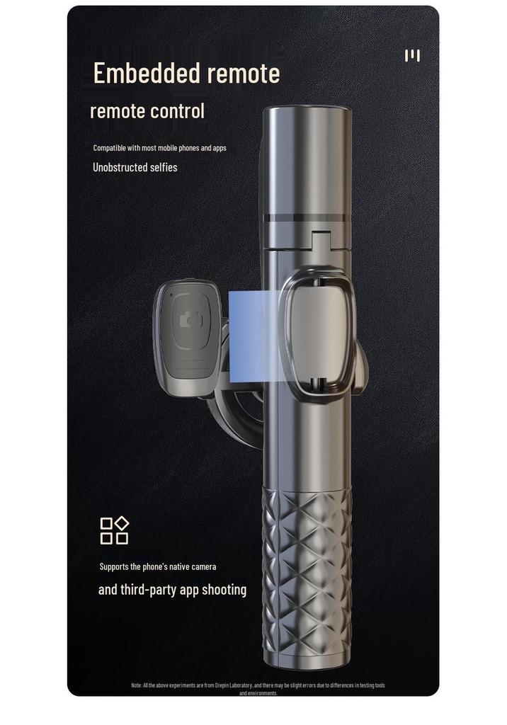 Mini Bluetooth Selfie Stick Tripod: Magnetic, Rotatable, Multifunctional for Vlogging and Live Streaming