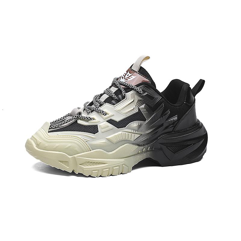 

Панк Мужская повседневная обувь Новые кроссовки Мужские 2024 Массивные кроссовки для ходьбы Трендовые кроссовки для бега Баскетбол Уличные удобные 45 чёрный