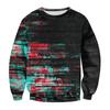 Men's Casual Fashion Printed Round Neck Pullover Sweatshirt