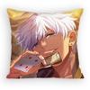 CUTE Game OObey Me World Mammon Pillow Case Antidustmite Pillowcase Invisible zipper silky short plush Sofa cushion cover