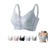 1pc Ziplacy - Ultra Soft Front Zip Wireless Lifting Bra, Women's Sports Bra Wireless