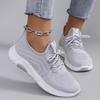Spring New Women's Sports Shoes, Fashionable, Breathable, Lightweight, Non-slip, Wear-resistant, Casual Sports Shoes, Flat Shoes