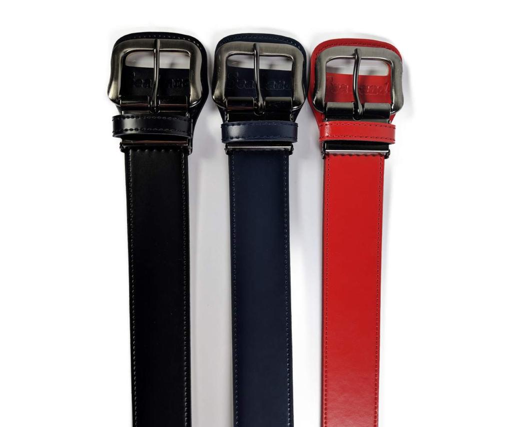 SeaLand Power Stretch Baseball Belt, Sizes 70-120cm: 40mm Width [Navy], Made In Japan