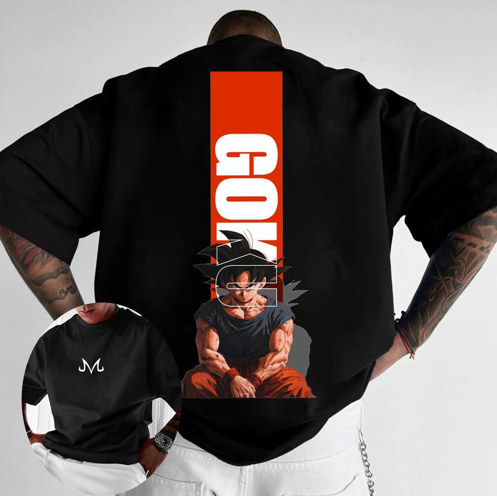 Dragon Ball Mens Womens T shirt Anime Loose Design Sense Tee Summer and Spring Boys Short Sleeves Parentchild Outfits
