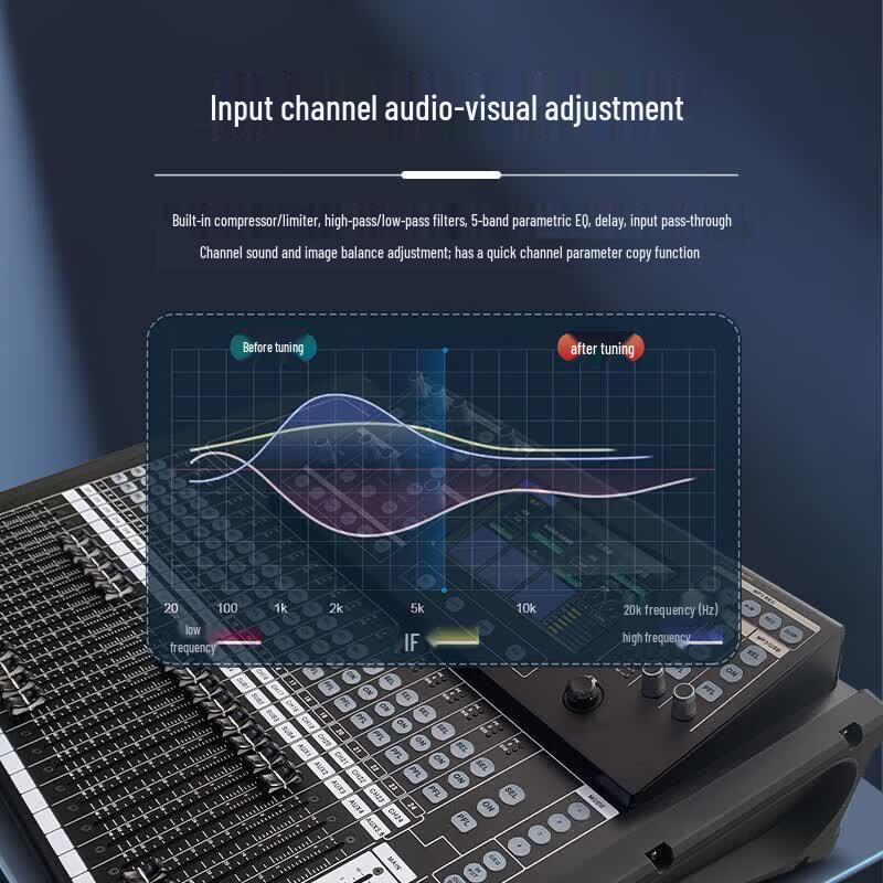 HuiDu Professional 32-Channel Digital Audio Mixer (CN Version)