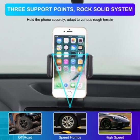 Car Dashboard Mount Holder Stand Cradle Clip For Nissan Frontier D41 +