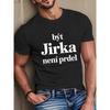 European Size Being Jirka Is No Joke - a Print Casual Soft And Comfortable Trendy Short-Sleeve Shirt