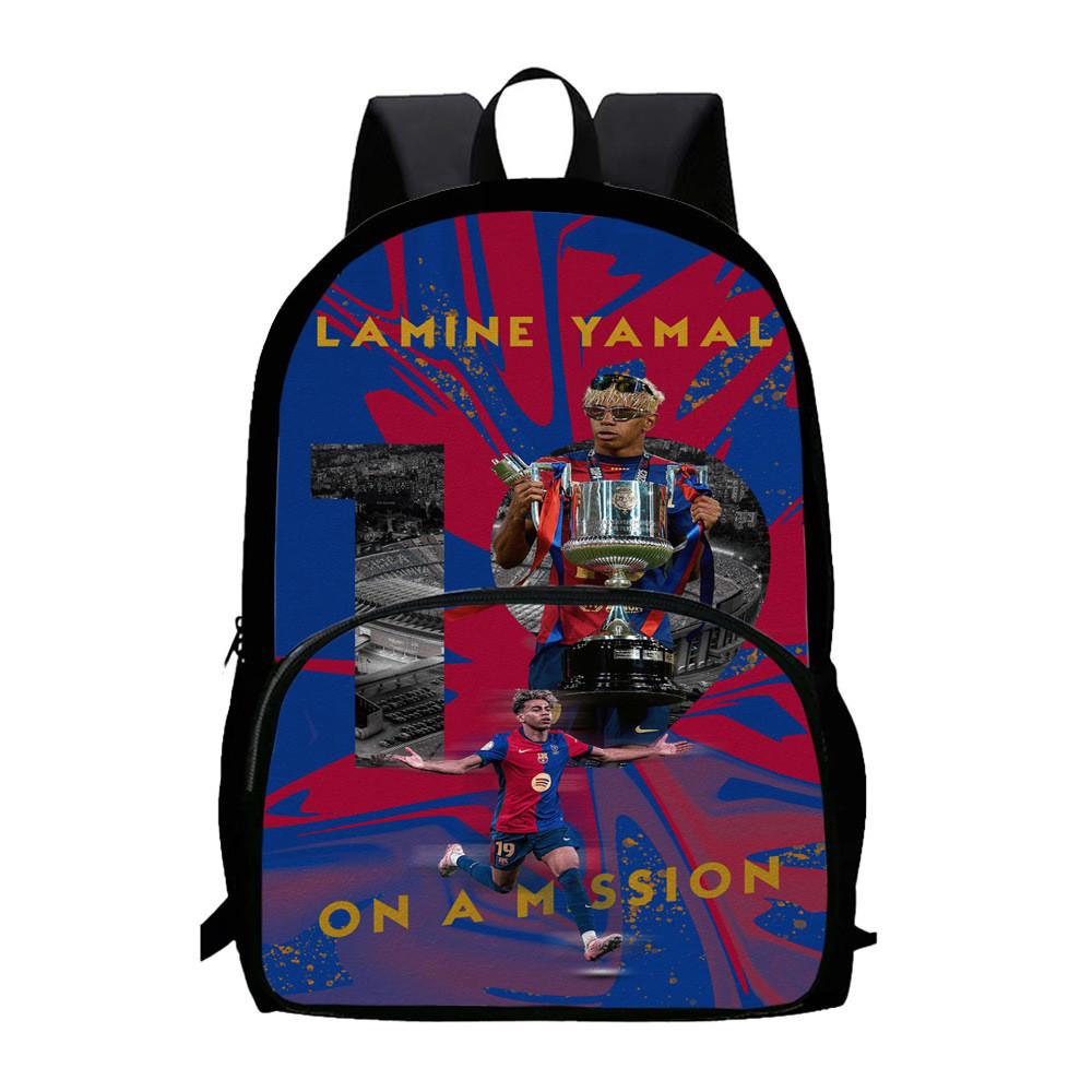 Backpack Trendy Yamal Oxford Material Double Shoulder Design Daily Use School