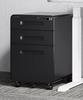 Movable Steel Under-Desk Cabinet with Locking Drawers