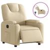 VidaXL Electric Recliner, Relaxation Chair with Adjustable Backrest and Footrest, Living Room Seat, Modern, 3204353