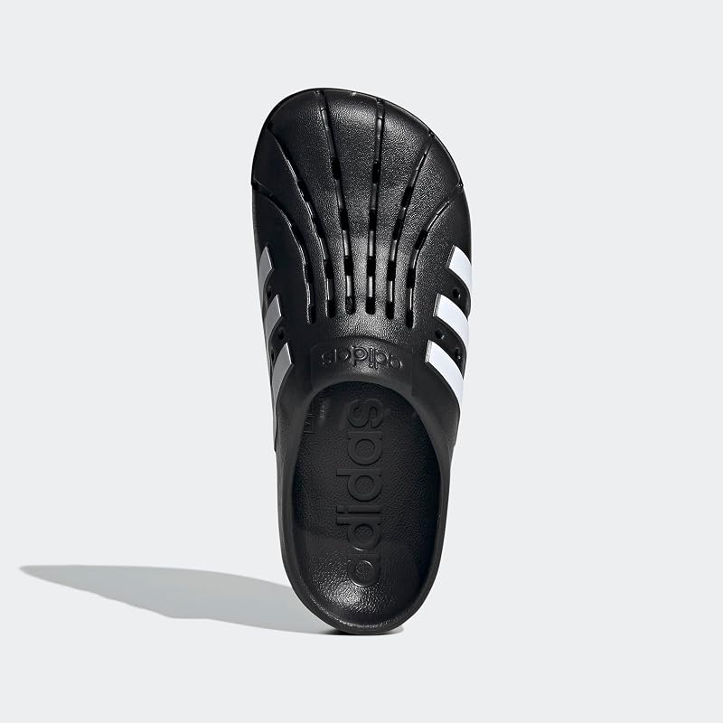 [Adidas] Adilette Clog Sport Sandals, Unisex, Adult, Color: Core Black/Footwear White/Core Black (GZ5886), Size: 27.5 cm