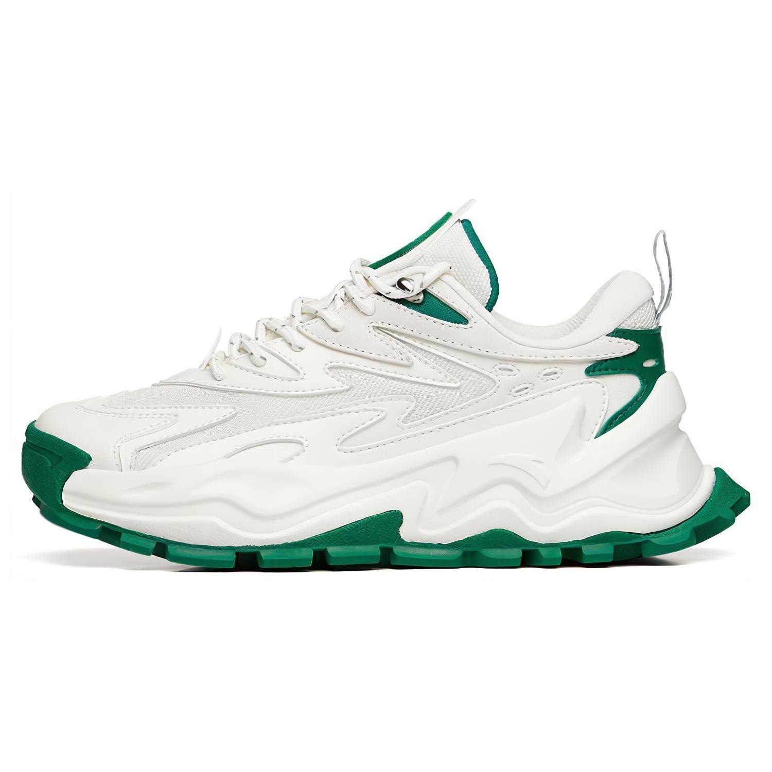 (WMNS) ANTA Heat White Green Women s 122148880R-5 EU 37.5