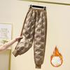 Thicken Warm Down Cotton Ankle-length Pants Casual Thick Fall Winter Quilted Padded Women Pantalones Korean Snow Wear Trouser