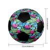 Six and Seventeen Indoor Soccer Ball Colorful Machine Stitched PVC Size 5 Team Training Competition Ready Durable High-Bounce Cool Sports Gift