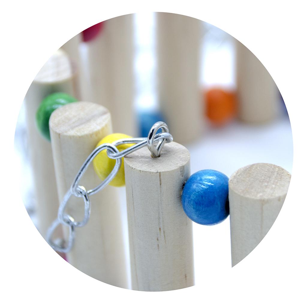 Buy 1 Pc Parrot Swing Ladder Standing Perch Hamster Fence Cage Toy Ring ... - Ring Perches For Hamster Cage