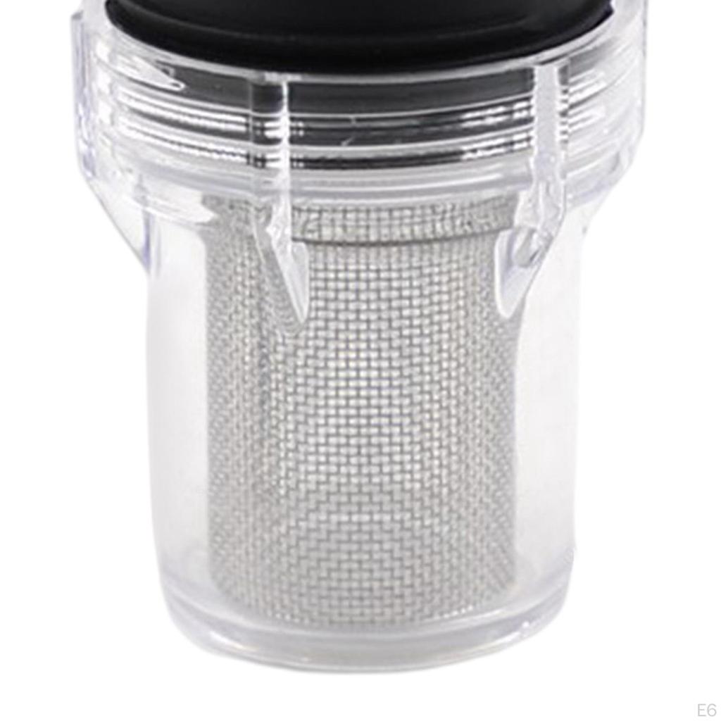 1/2 Inch Garden Watering Filter Aquarium Water Pump Inlet Inline Mesh Strainer Pond Car