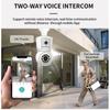 8MP E27 Bulb WiFi Camera 4K Lens Dual Screen Cam Auto Tracking Two Way Audio Night Vision CCTV Security Protection ICSEE