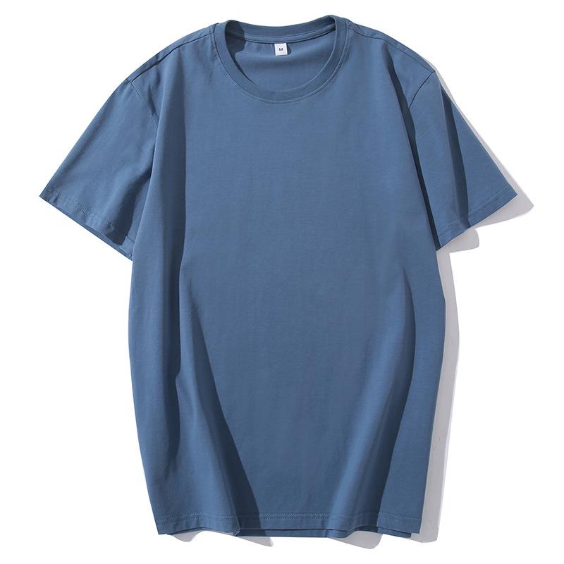 Men's Summer White Ice Silk Cotton Short-Sleeve T-Shirt - Solid Color Inner Wear 