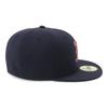 New Era 59FIFTY Cap MLB Boston Red Sox BOS Navy Blue UNDER VISOR ONSPOTZ Exclusive and 5950 Straight Flat Visor Perfect for Spring and Summer Popular