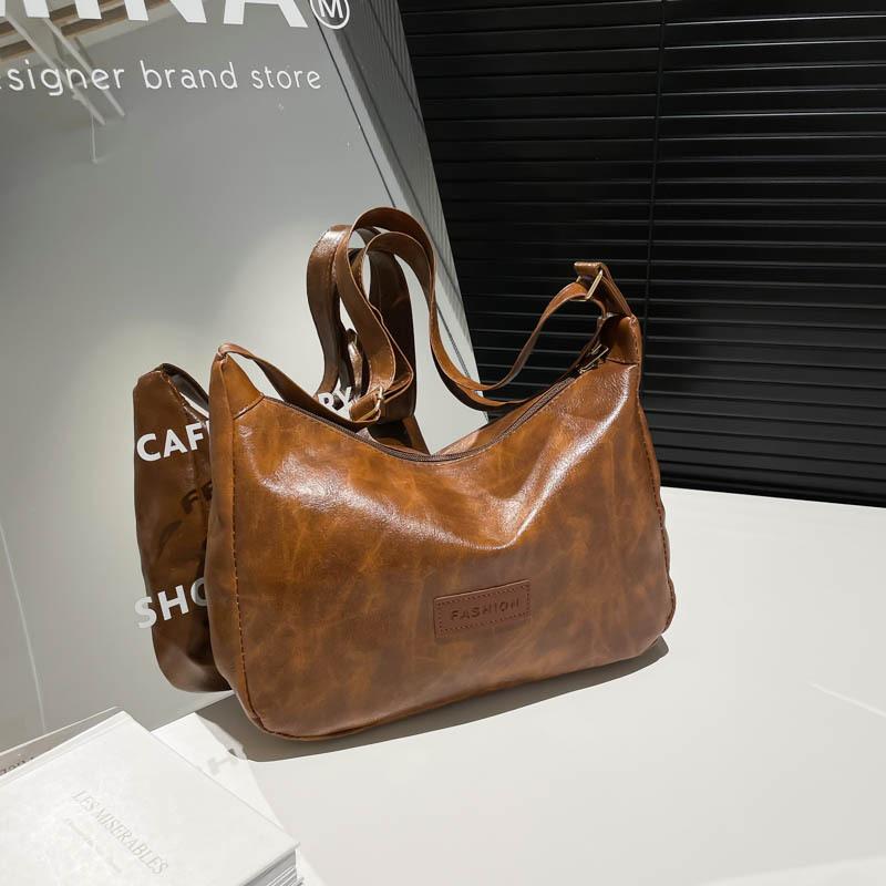 Spring and summer new women's bags solid color simple casual versatile large capacity tote bag shoulder messenger bag women