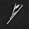 Silver Versatile Tie Clip Men'S Fashion Business Dress Simple Marriage Men'S And Women'S Pins Korean Version Security Collar Clip