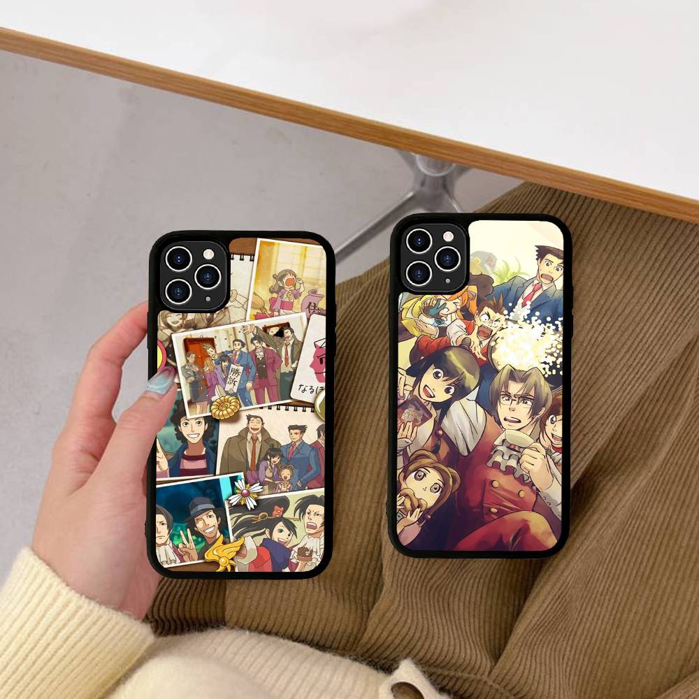 Classic Game Ace Attorney Phone Case For IPhone 17 16 15 14 13 Plus 12 11 Pro Max PC+TPU Cases Back Cover
