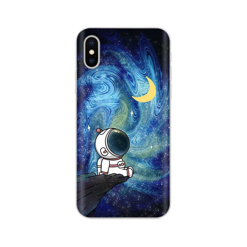 For iPhone X Case For iPhone Xs Case Fashion Soft Silicone Housing For iPhoneX Transparent Phone Back Covers Shell Flowers Coque